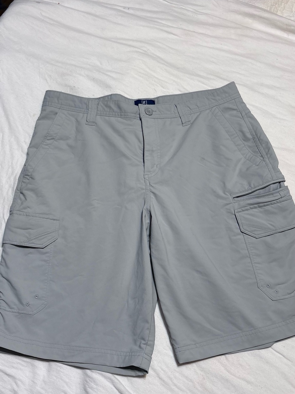 George Gray Men's Cargo Shorts with Multiple Pockets